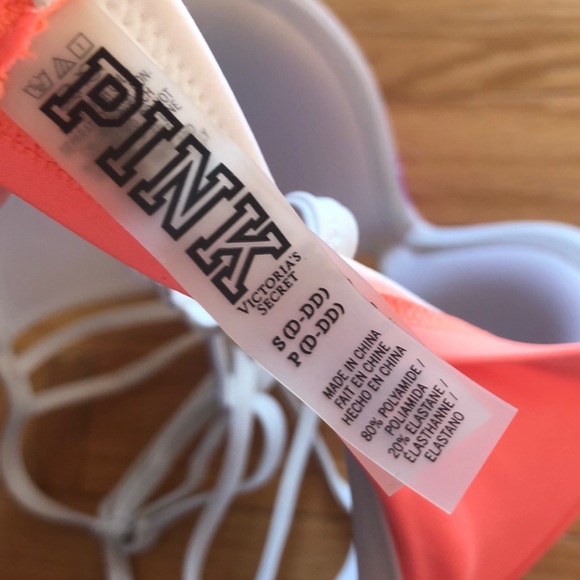 PINK Colour-block Bikini Top - Picture 4 of 4